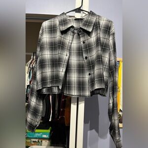 Cropped Button Down Shirt